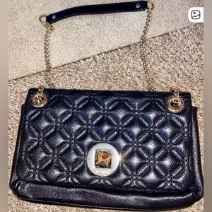 Kate Spade Black Leather Shoulder Bag